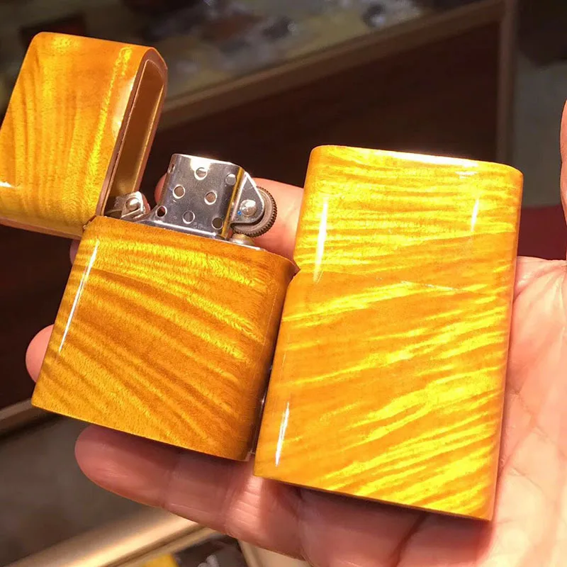 

ZORRO high quality Silkwood & brass kerosene oil lighter Cigarette lighter Gift