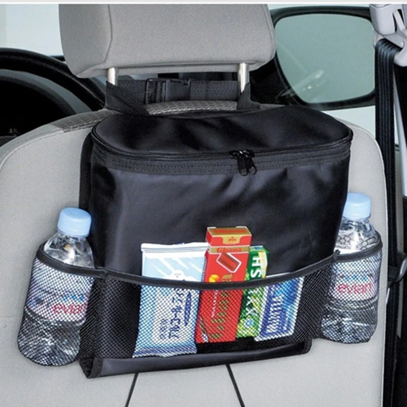 Kayme многофункциональный автомобильный Органайзер на заднее сиденье крутая Сумка Изолированный Авто карман для детей держатель для напитков с сетчатой сумкой для хранения