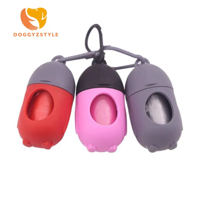

DOGGYZSTYLE Pet Dog Puppy Waste Garbage Clean Up Bags Carrier Holder Case Dispenser Box Pets Garbage Box Bags