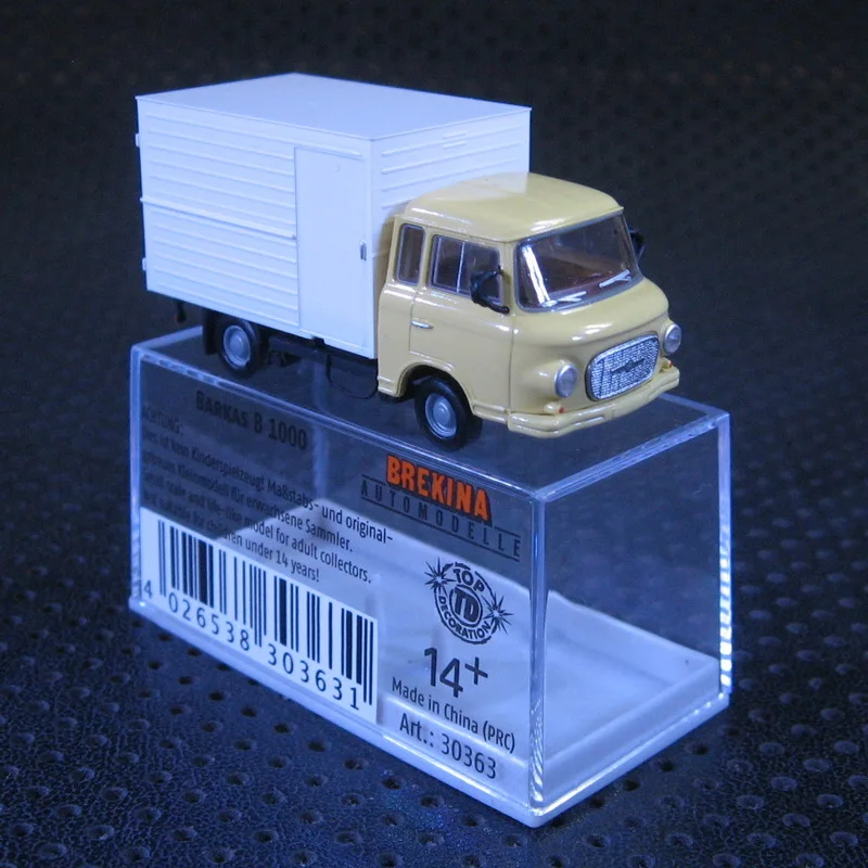 Bre kina 1: 87 Barkas B 1000 грузовик карманная модель бутик сплав автомобиль игрушки для детей Детские игрушки оригинальная коробка