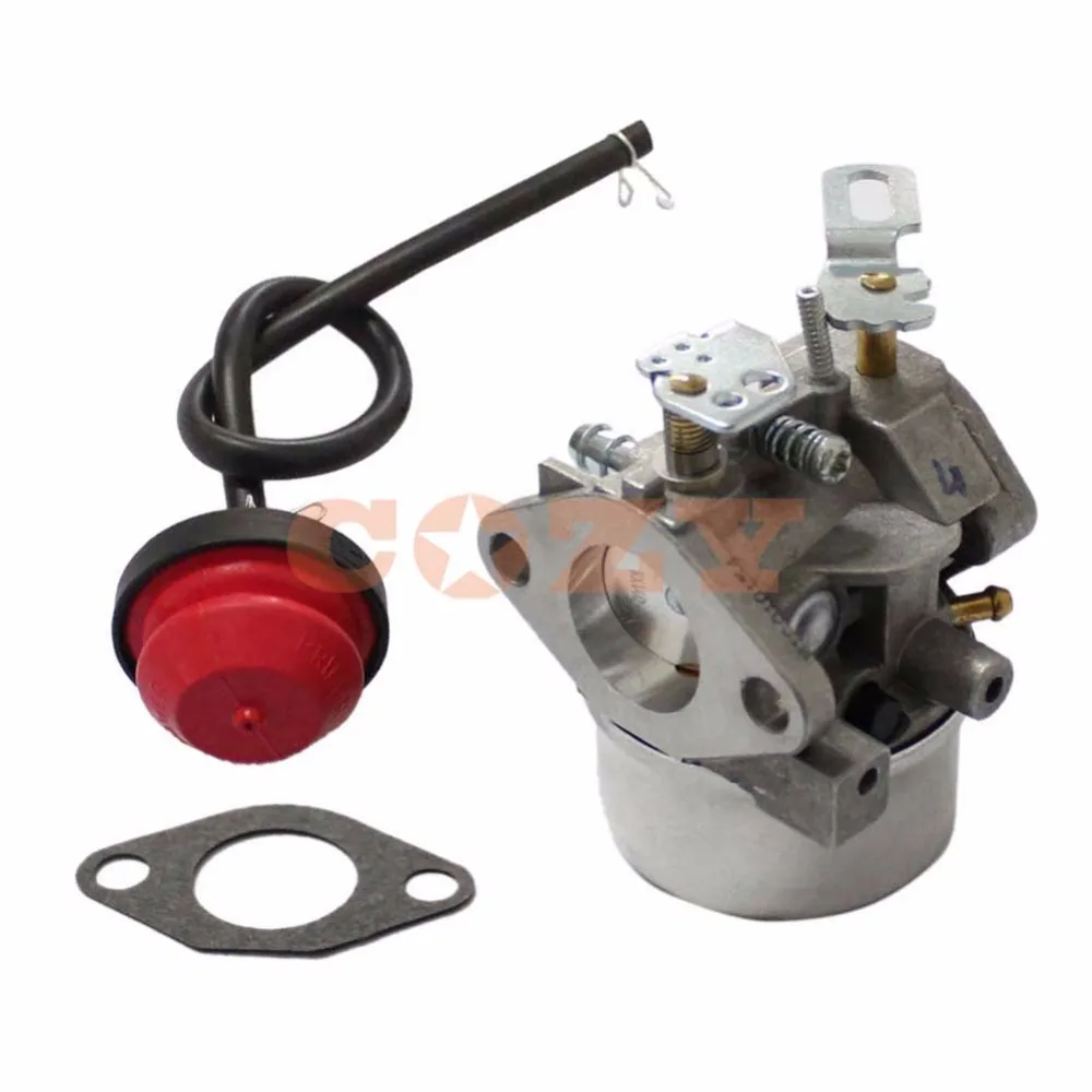 CARBURETOR W/ PRIMER BULB FOR TECUMSEH 640058 640058A OH195SA OHSK55