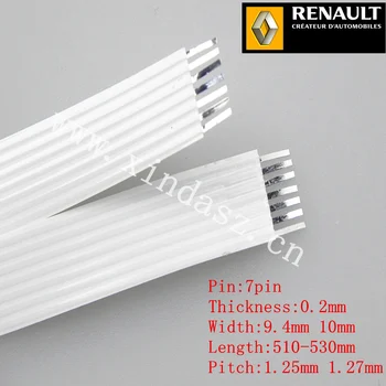 

Airbag FFC Cable 7pin 1.27mm pitch 510mm length 0.2mm thickness 9.4mm width for renault megane II with free shipping