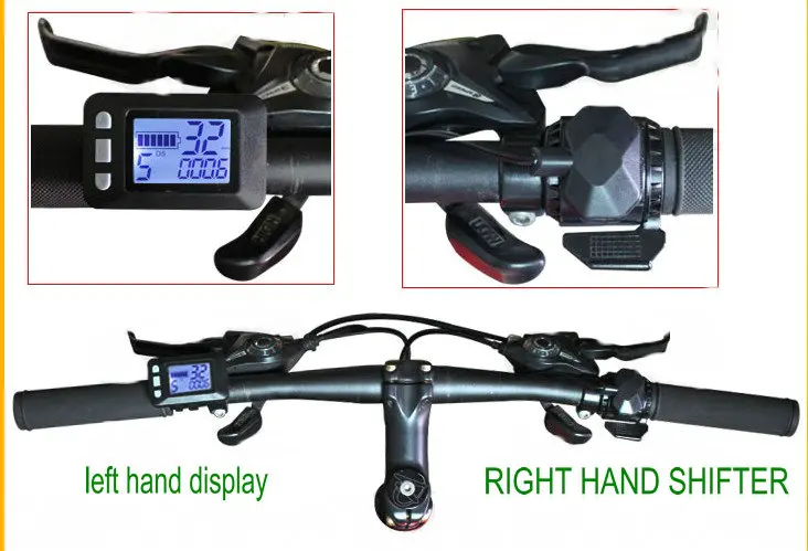 DISPLAY AND LEFT HAND SHIFTER