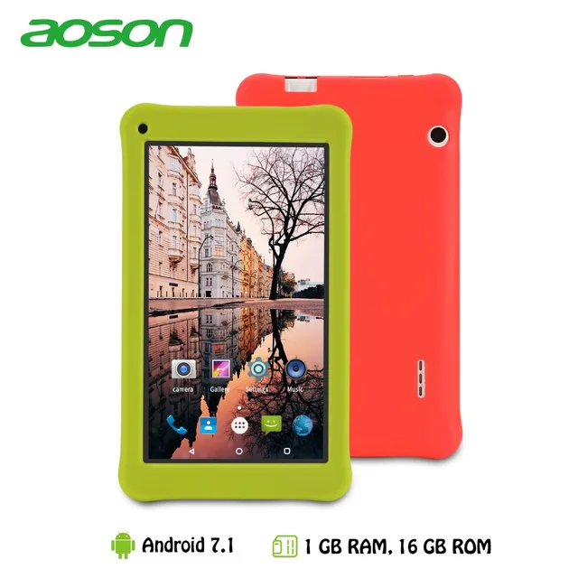 Special Offers 7 inch Kids Tablet 16GB/1GB Android 7.0 Aoson M753 Kids Gift Learning Tablet PC with Silicone Case Software Parental Control Special Offers 7 inch Kids Tablet 16GB/1GB Android 7.0 Aoson M753 Kids Gift Learning Tablet PC with Silicone Case Software Parental Control