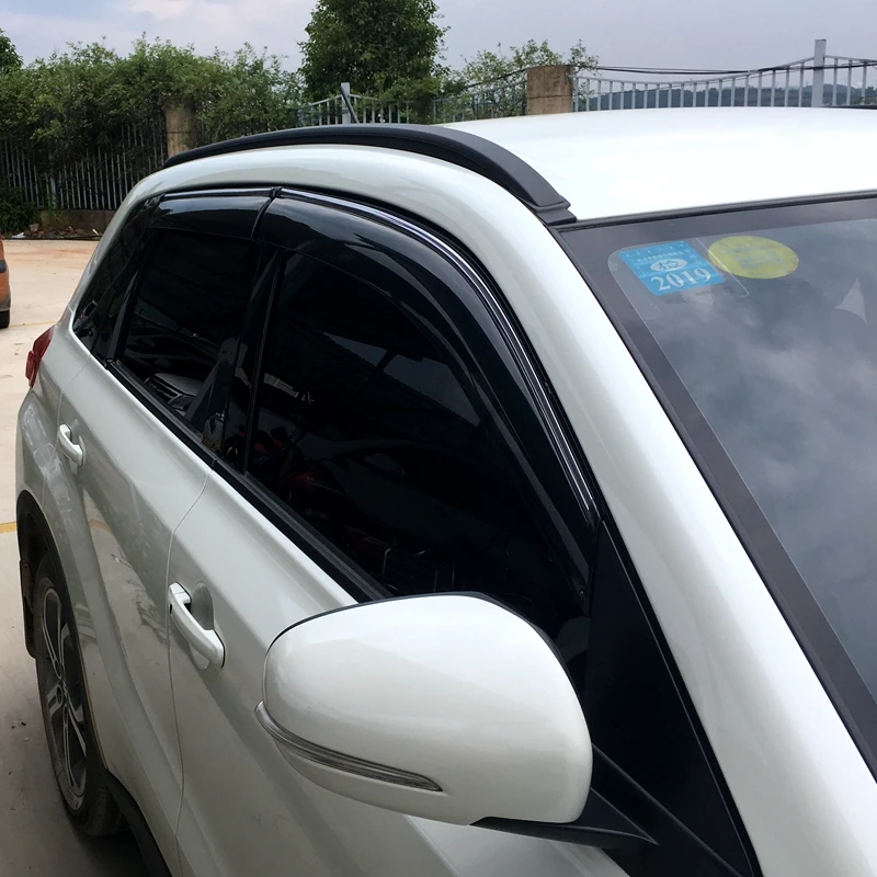Для Suzuki Vitara 2016 2017 Пластиковый черный оконный козырек Vent Shades Защита от солнца и
