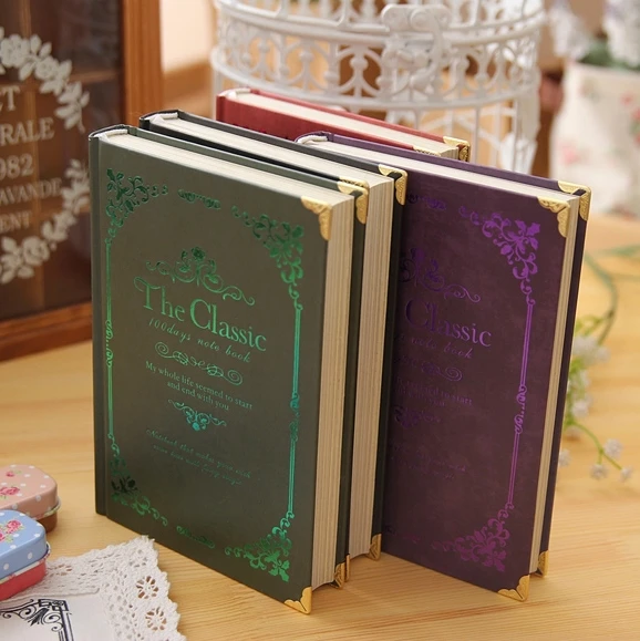 

[ KIMCOOL ] THE CLASSIC Series European Notebook Vintage Notepad Retro Round Back Notebook Diary 1PCS