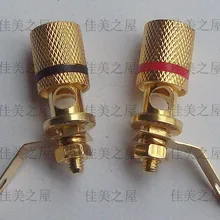 306 медной проволоки динамик колонки терминала распределительная коробка линии Колонка медь с позолотой линии динамик колонки медь семян