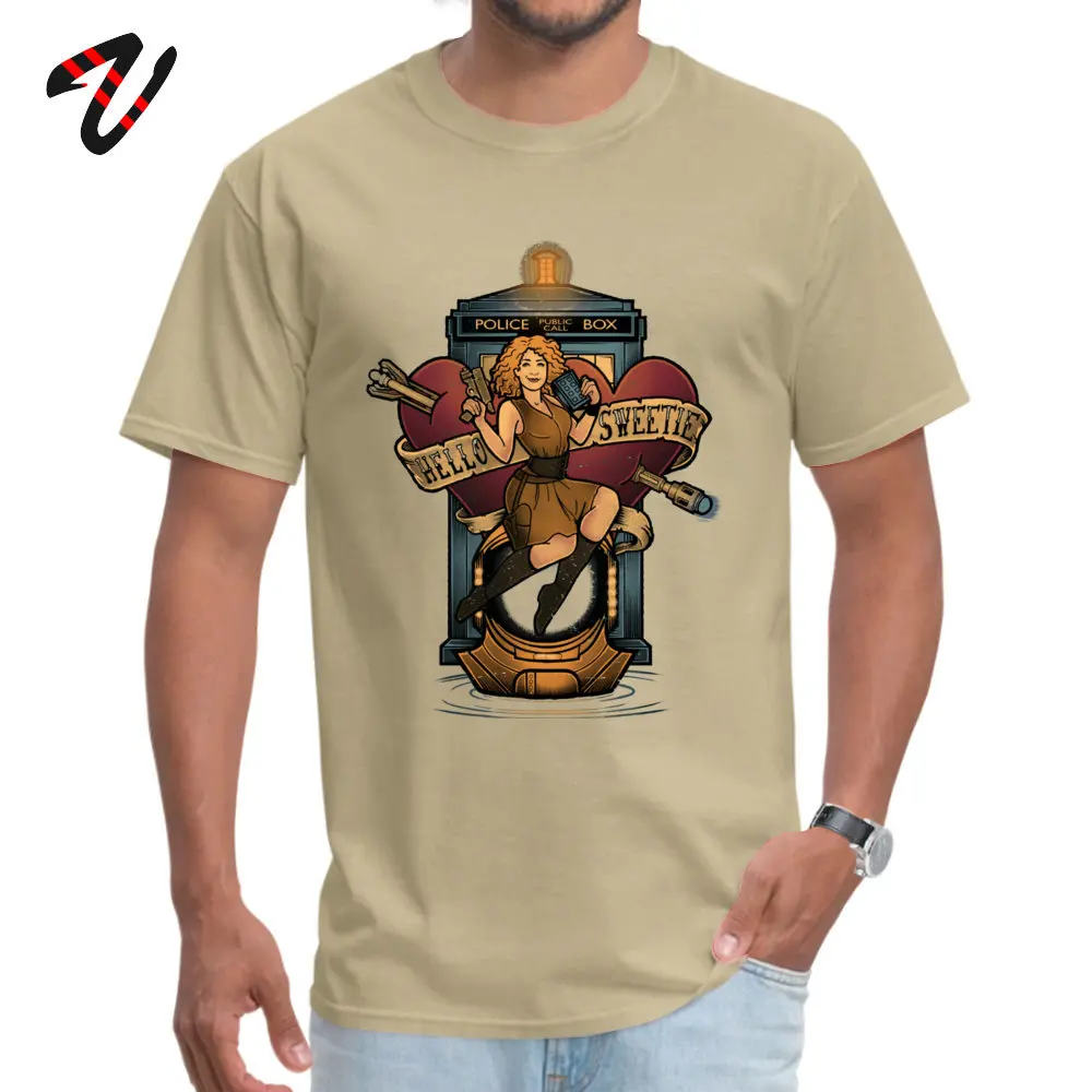 Gone with the Wind Europe Tops & Tees Short Sleeve for Men 100% Cotton Fabric Fall Round Collar T-shirts Gift T Shirt Fitted Gone with the Wind -18236 beige