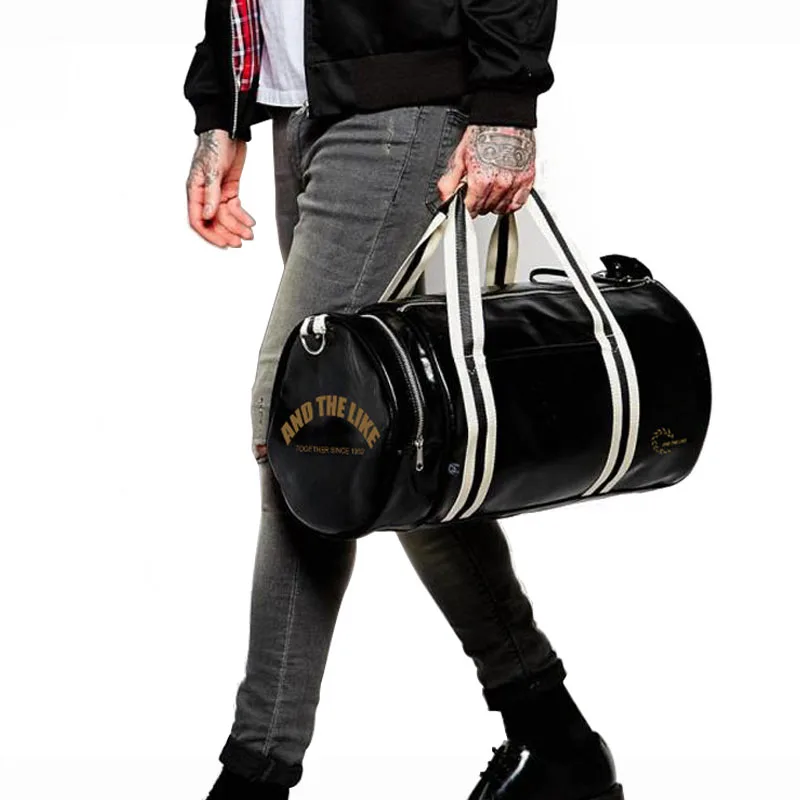 Leather Sports Gym Bag and Traveling Handbag. - Image 6