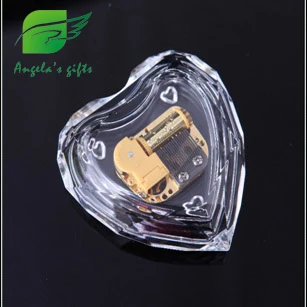 

Acrylic box Heart music box gifts for girls, valentine's day birthday gift, wedding souvenir, home decor Angela's gifts