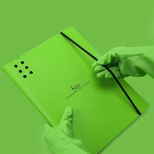 Высокое качество модные Цвет папка с зажимом Органайзер A4 письма с зажимом документ экзамен Бумага зажимы файл папка канцелярские принадлежности JB05