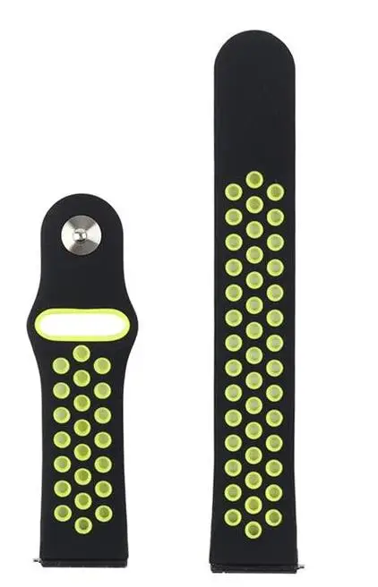 Силиконовый ремешок Ticwatch 1 2 E pro для samsung galaxy watch active 42 46 s2 s3 live Neo huami amazfit s bip pace