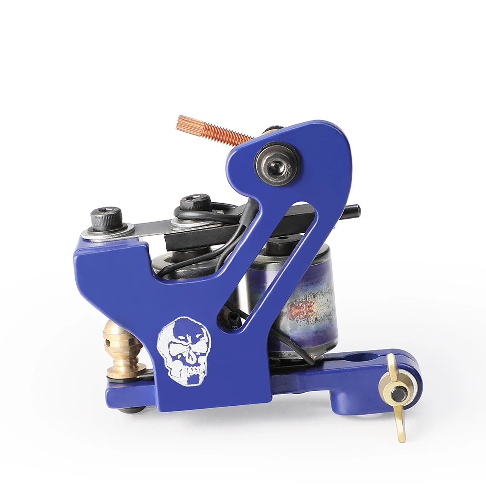 

Solong Tattoo Hot Sale Iron Tattoo Guns T-Dial Tattoo Machine 10 Wrap Coils Tattoo Machines Liner for Tattoo Supplies M8718