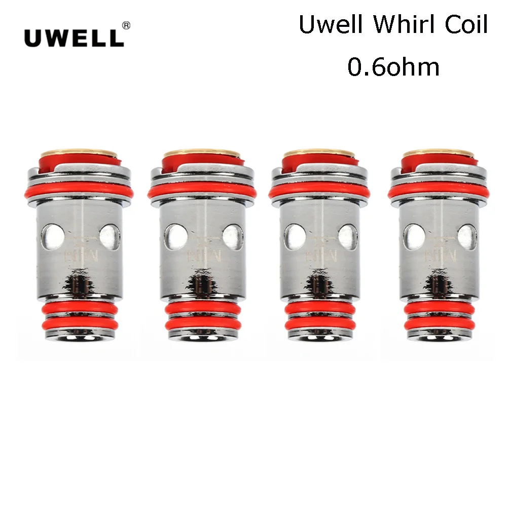 4 шт. оригинальные сменные катушки Uwell Whirl аксессуары для электронных сигарет 0.6ohm