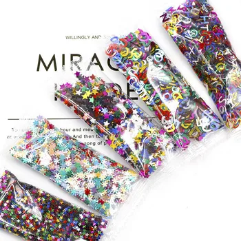 

Sequin Glitter Filler Toys Slime Beads For Fluffy Foam Slime Lizun Modeling Clay Playdough DIY Slime Accessories Christmas Gifts