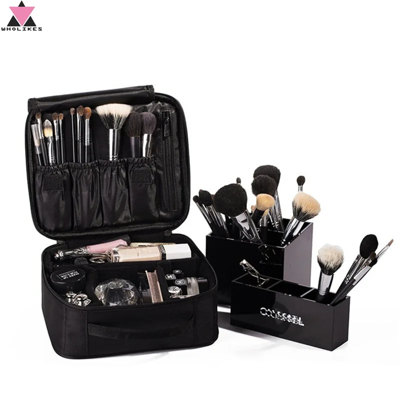 Fashion Women Cosmetic Cosmetic Bag Beautician Beauty Makeup Bag Zipper To Carry Designer Trunk ...