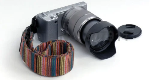 Новые универсальные цветные полосы мягкие красные шейные ремни для фотоаппарата ремень через плечо ручка для DSLR камеры