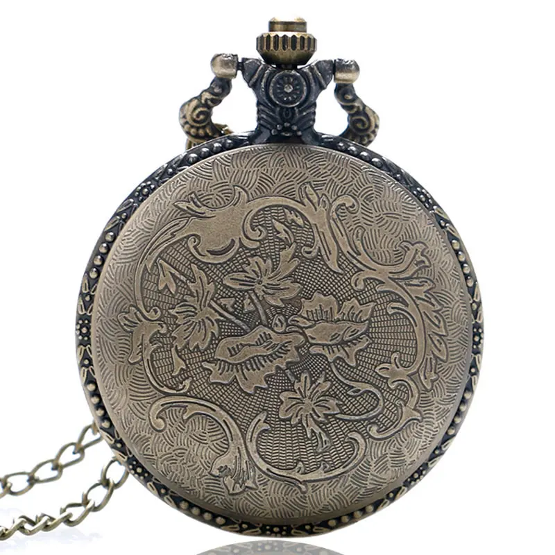 Vintage Pendant Soviet Union Russian Flag Hammer and Sickle Designer Communist Quartz Bronze Necklace Chain Pocket Watch Gifts 2018 (1)