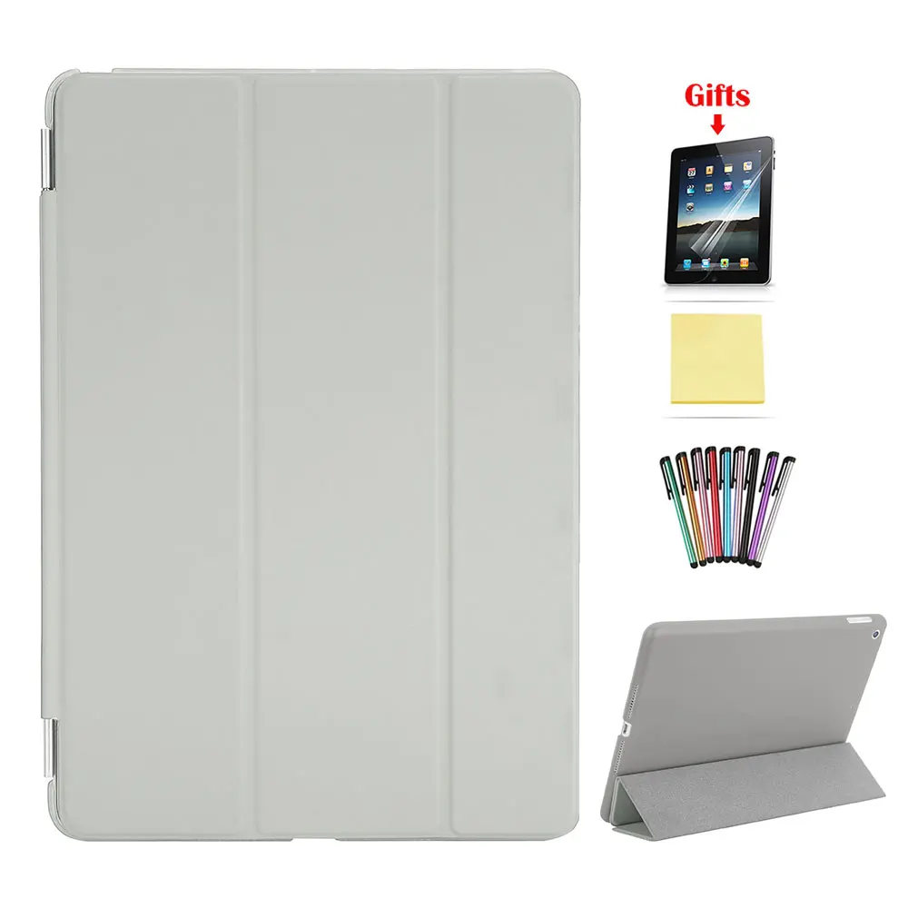 

For New iPad 2018 Case,PU Leather Smart Cover for Apple iPad 5th Generation 2017 9.7 inch Magnetic Cover with Back Hard Case