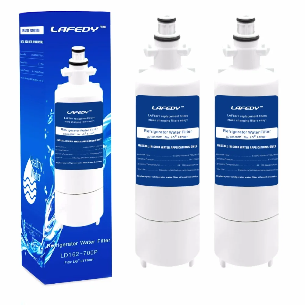 LAFEDY Activated Carbon Block Refrigerator Water Filter Fits For LG