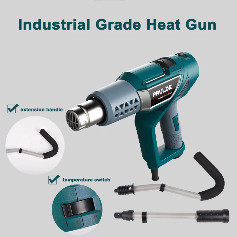 

High Quality Heat Gun 2000w Powerful Stretch Film Hot Wind Dryer Pipe Softening Machine