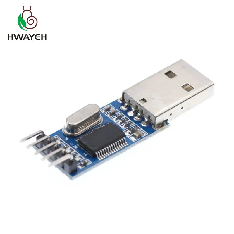 5 шт./лот PL2303 USB к RS232 TTL конвертер адаптер модуль с пыленепроницаемой крышкой PL2303HX