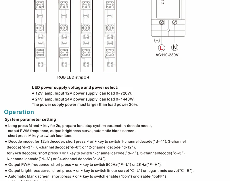 DC5V-36V вход 12 Каналы 12CH CV DMX512 декодер; 5A* 12CH выход с дисплеем для Настройка адреса DMX для светодиодных цветных(rgb) светодиодных лент