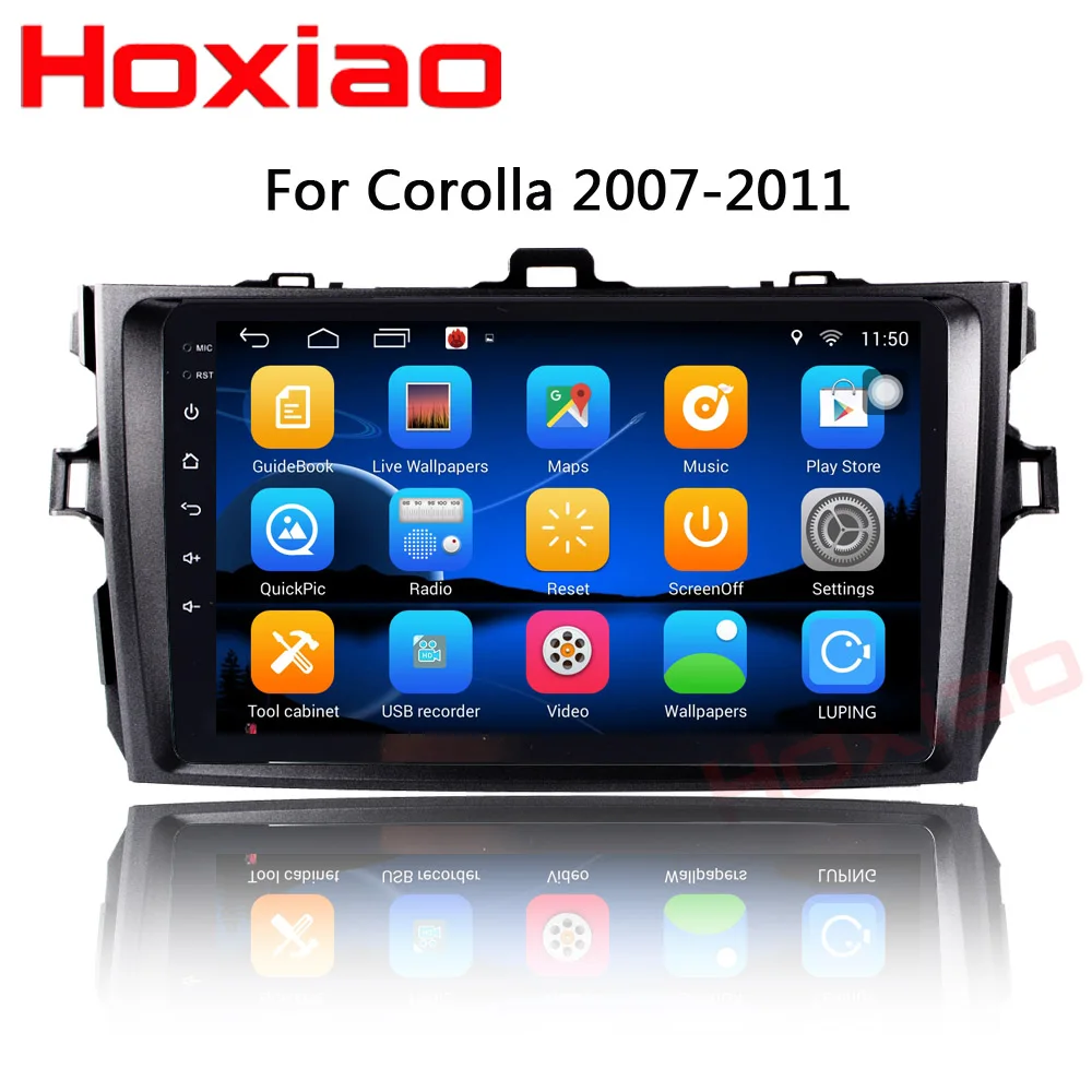 Автомобильный Android для Toyota Corolla 2007 2008 2009 2010 2011 8 дюймов 1024*600 экран автомобильный gps