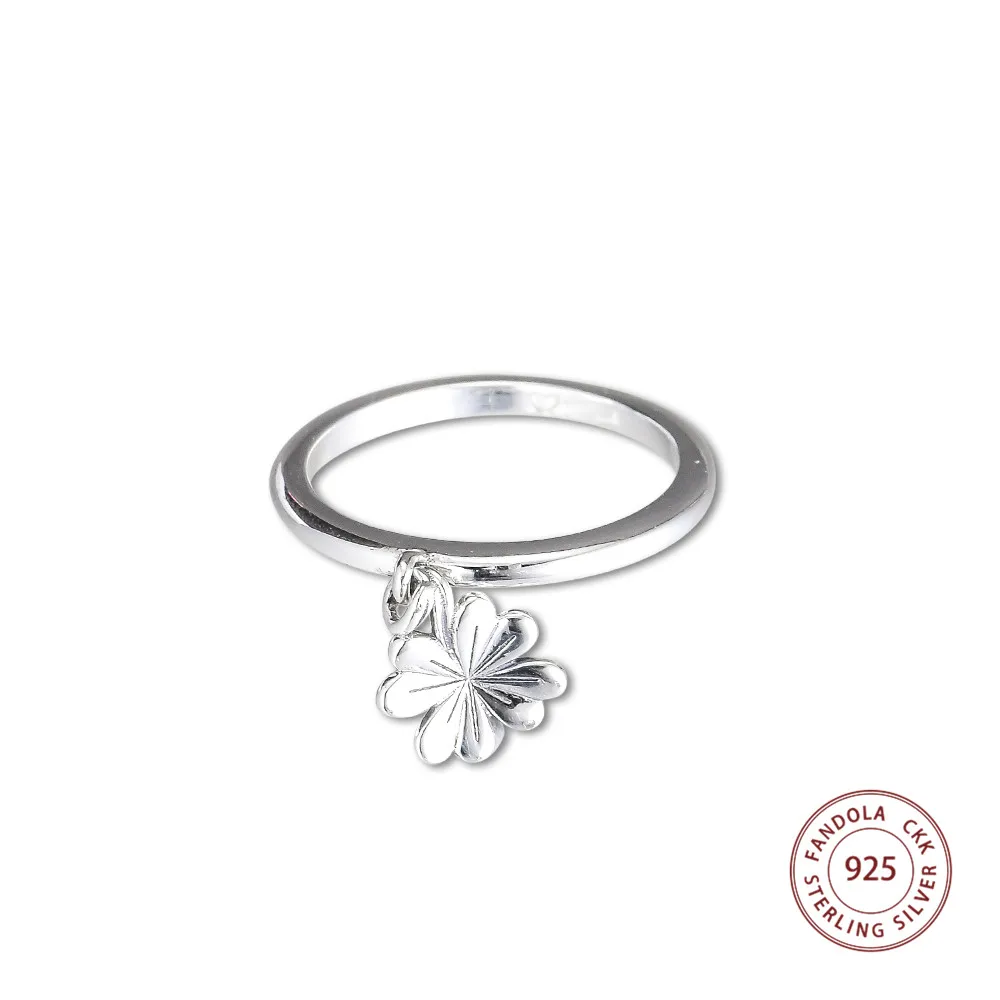  925 Hanging Clover Ring FLR200 (5)