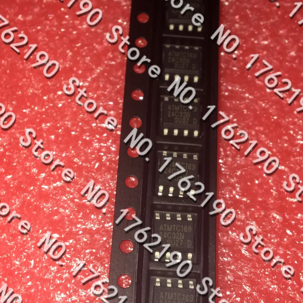 

100PCS/LOT AT24C32 24C32 24C32N 24C32AN SOP8 Memory / serial port
