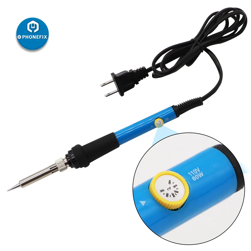Phonefix 110v 220v Adjustable Temperature Controlled Soldering Iron Kit