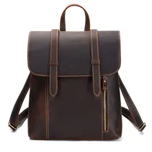 Vintage Women Genuine Leather Backpack Men's Cowhide Leather Backpacks Bag Large School Bag Laptop Bag Vintage Women Genuine Leather Backpack Men's Cowhide Leather Backpacks Bag Large School Bag Laptop Bag