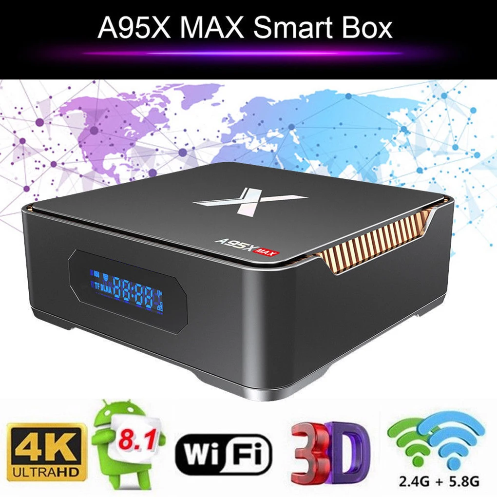 2G+ 32G/4G+ 64G ТВ-приемник с WIFI Bluetooth 4,2 Smart TV медиаплеер Topbox пульт дистанционного управления