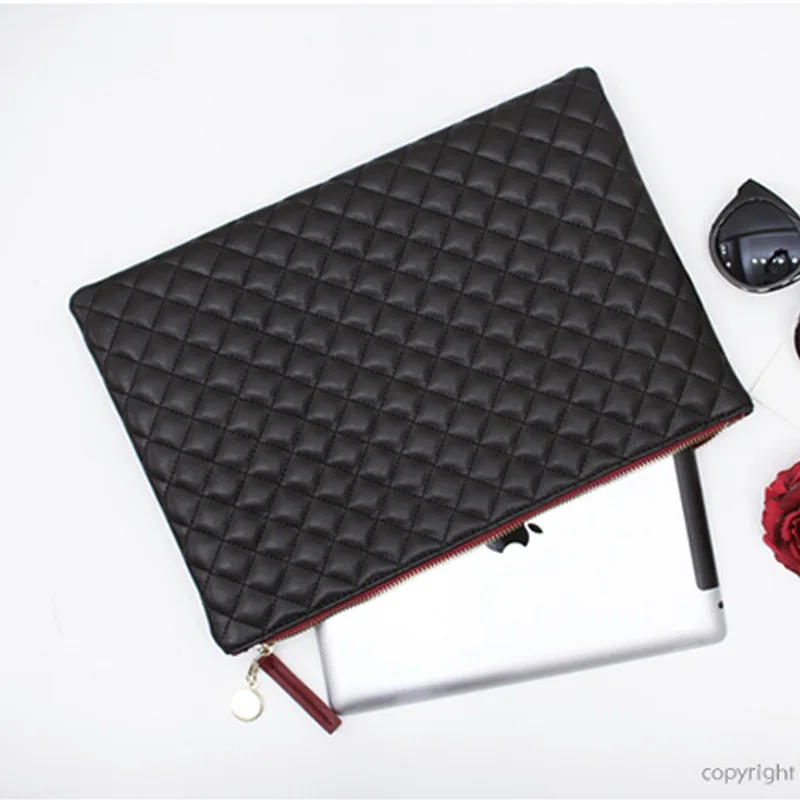 

Fashion handbags Brand design Leather Casual clutch Simple storage bag