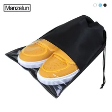 Manzelun Нетканая сумка для хранения обуви дорожная сумка на шнурке для обуви Пылезащитная крышка органайзер для белья для хранения и организации дома