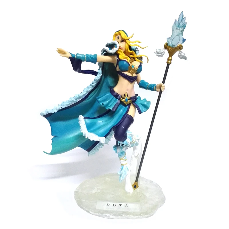 

Hot Collector's Edition NEW Anime WOW DOTA 2 Crystal Maiden PVC Action Figure Model kids Collection Toy 18cm F0003