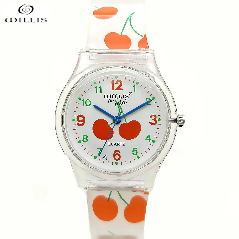 

WILLIS Brand Watches Women Luxury Fashion Casual Quartz Wristwatch Jelly Silicone Waterproof Watch Children's Relogio Feminino