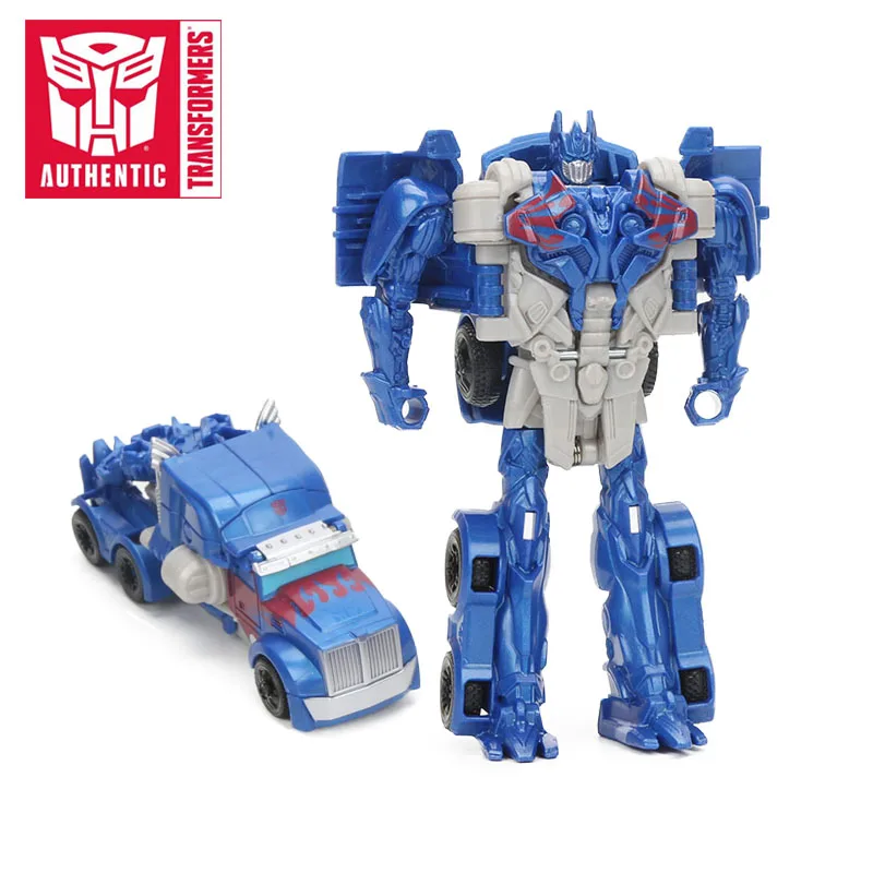 Transformers The Last Knight 1-Step Turbo Changer Optimus Prime Figure 