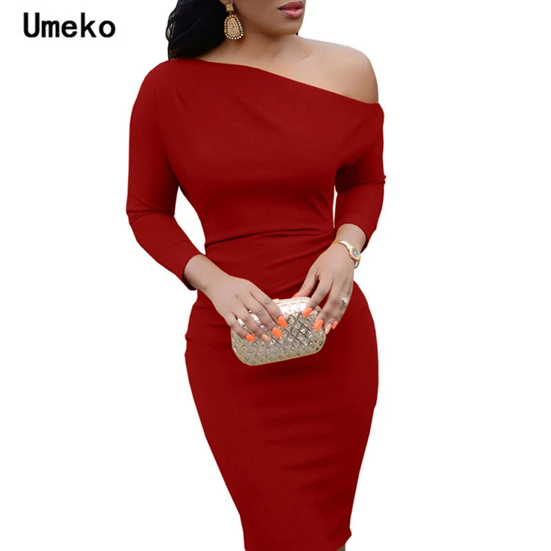 red pencil dress with sleeves