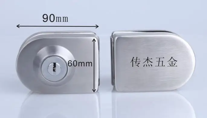 

freeshipping Glass central door lock/tempered glass double lock