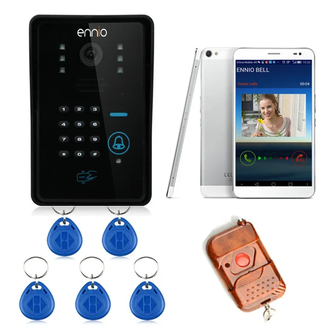 Эннио SY WI-FI 002ids дверные звонки RFID домофон смартфон ИК Ночное видение