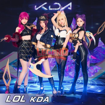 

Game lol Kaisa Ahri Akali Evelynn Cosplay Costume female adult costume