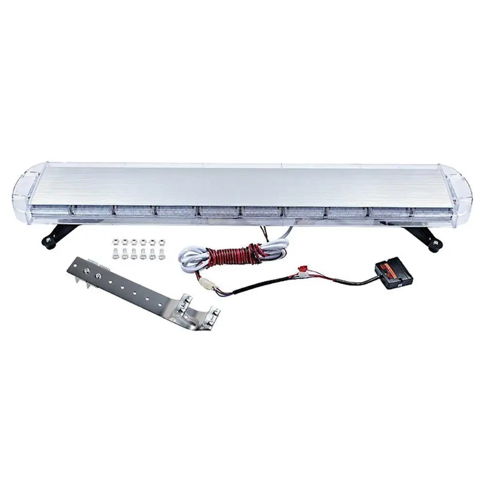 

88Led Long Row Warning Light Car 47 Inch Ultra-Thin Strip Strobe Light Traffic Engineering Roof Open Road Lights