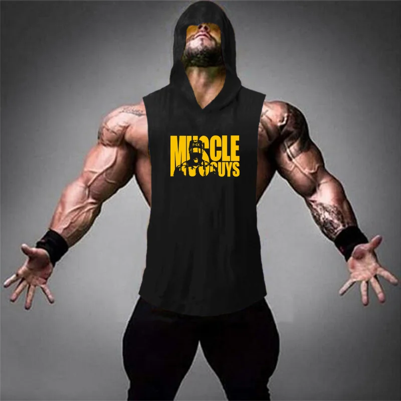 

New Brand Animal Fitness Stringer Hoodies Muscle Shirt Bodybuilding Clothing Gyms Tank Top Mens Gasp Sleeveless T shirts