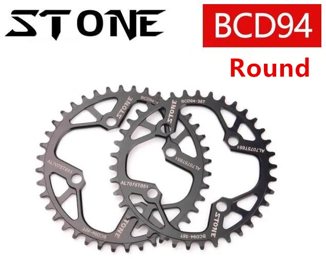 

Stone 94 BCD Round Chainring 32t 34t 36t 38t 40t 42T Bike Chainwheel Single Cycling Bicycle Tooth Plate 94bcd for sram X1 Kforce