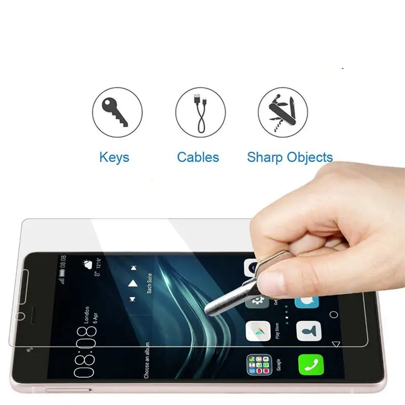 Закаленное стекло 9H для Huawei p9 lite Защита экрана huawei VNS L21 L31 защитная пленка чехол