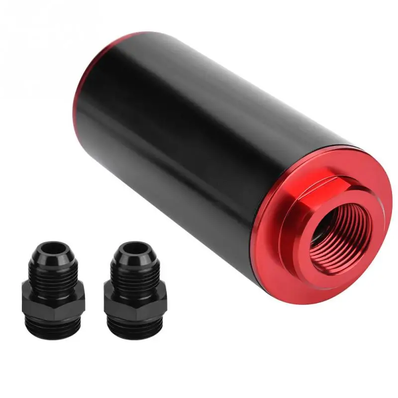 

High Flow Fuel Inline Petrol Filter for Car Truck AN10 AN8 AN6 Fitting Universal 100 Micron Aluminum Car Accessories