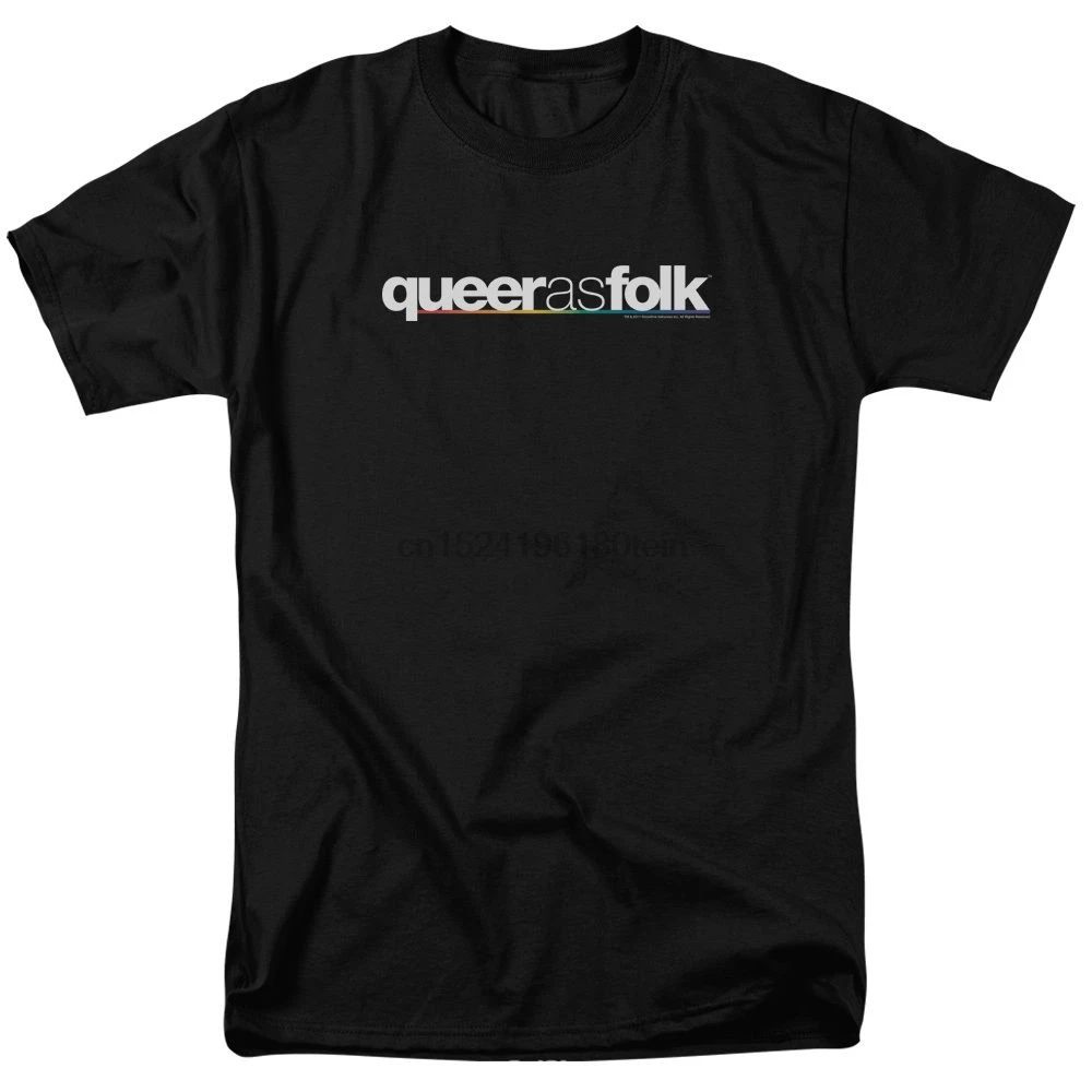 Queer as фолк сериал логотип лицензированный взрослая футболка все размеры
