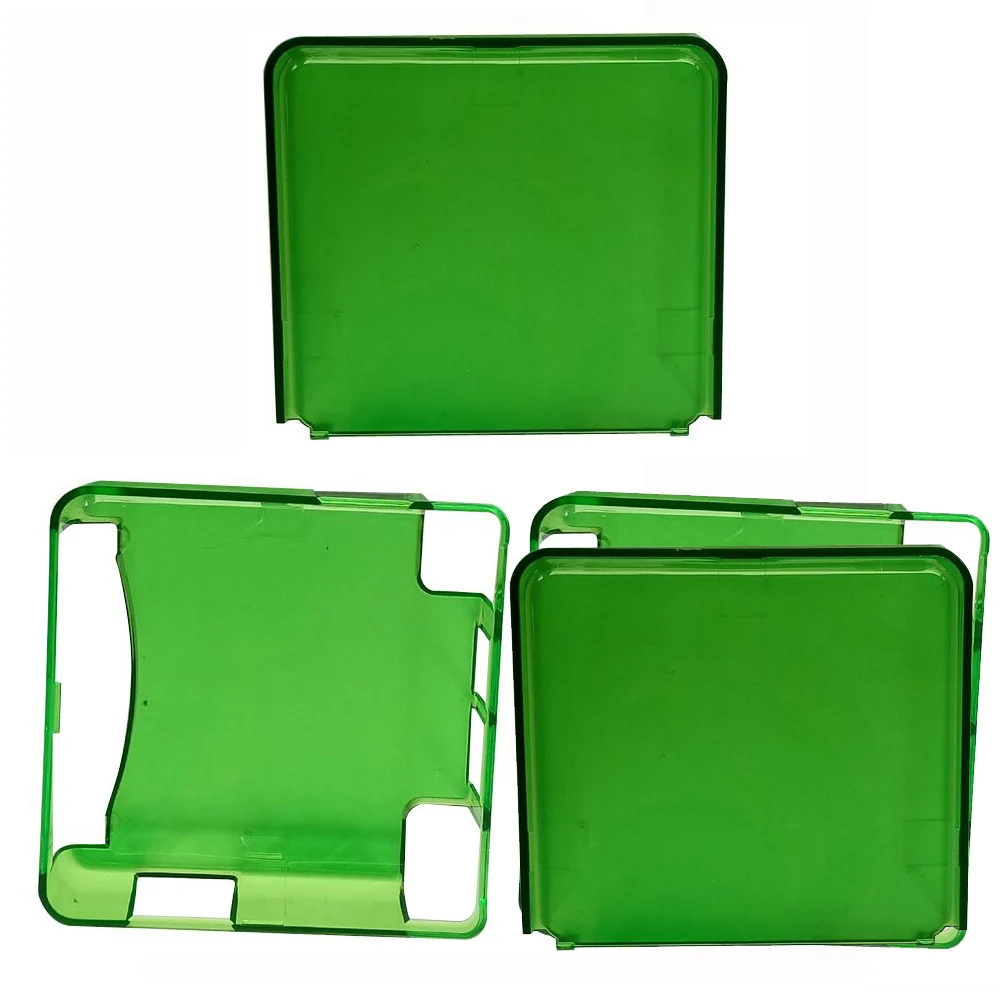 

100PCS GBA SP crystal shell transparent green Shell Case for Nintendo Transparent Protective Shell for Kids Gifts game card case