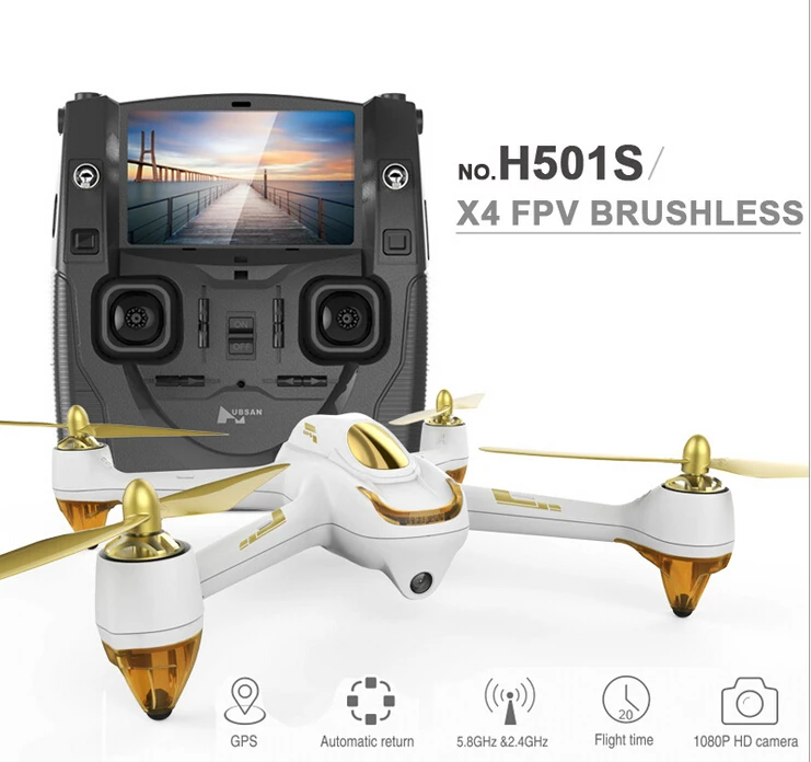Buy Cheap Original Hubsan H501S X4 5.8G FPV RC Drone With 1080P HD Camera Quadcopter with GPS Follow Me CF Mode Automatic Return F17999/0